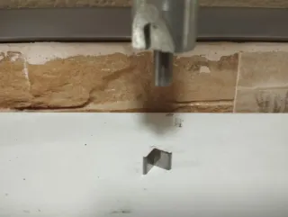 Prensa para enmarcar con grapas de ángulo