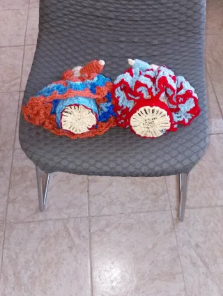 Bambole all'uncinetto fatte a mano