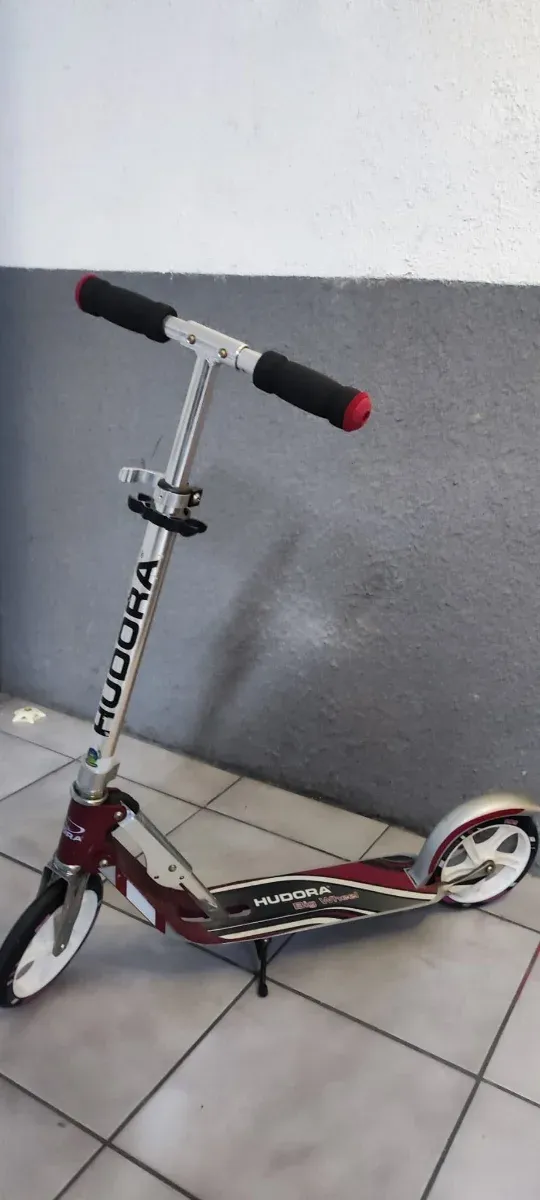Monopatín Hudora Big Wheel Rojo