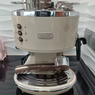 Cafetera Expreso Retro Delonghi Beige