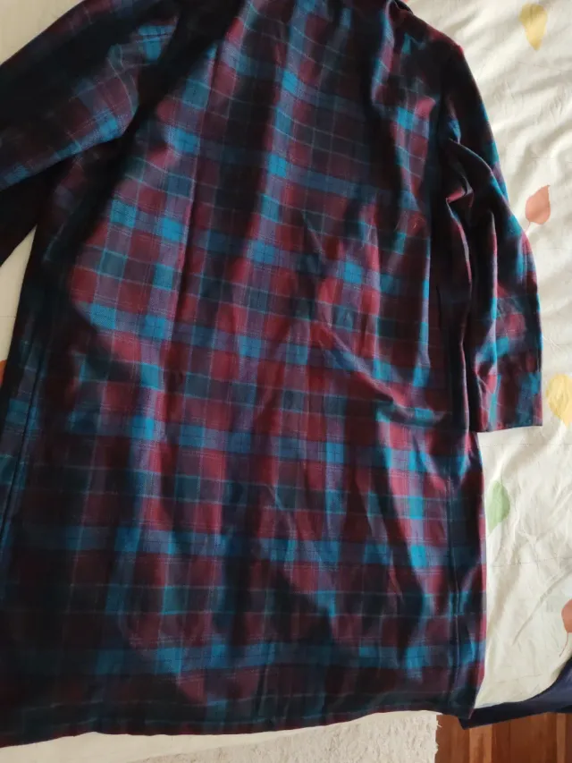 Bata hombre cuadros Talla 56