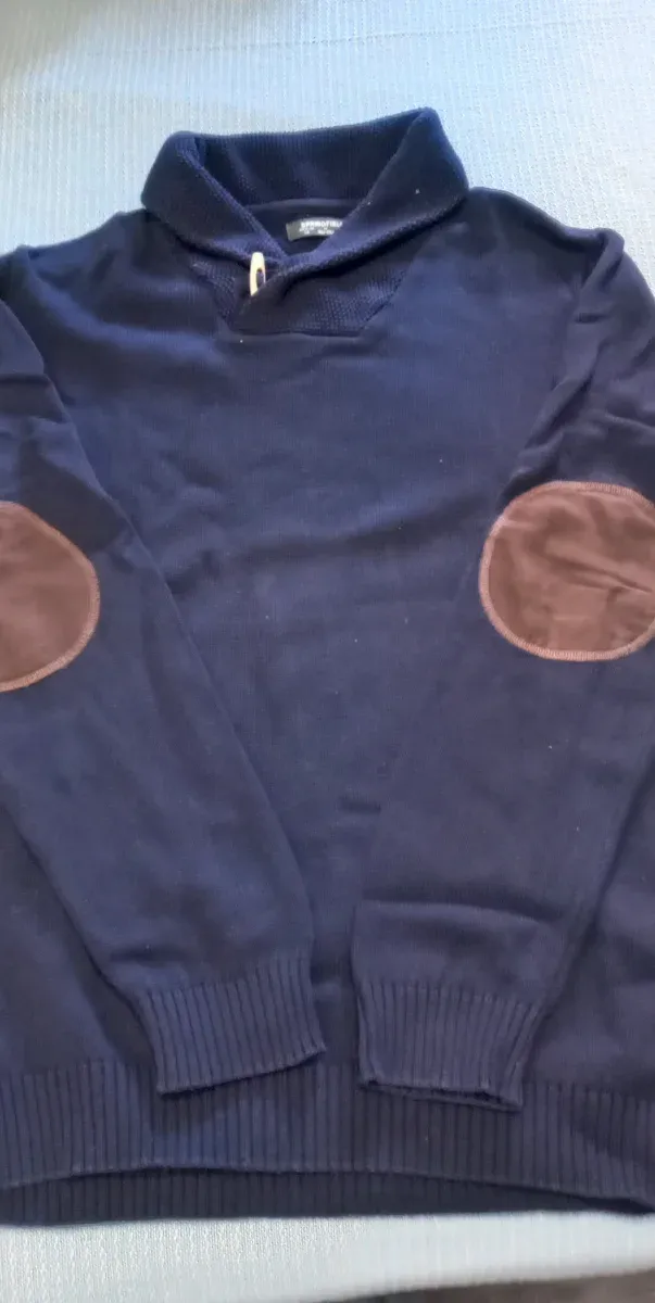 Jersey Springfield Negro y Gris Talla L