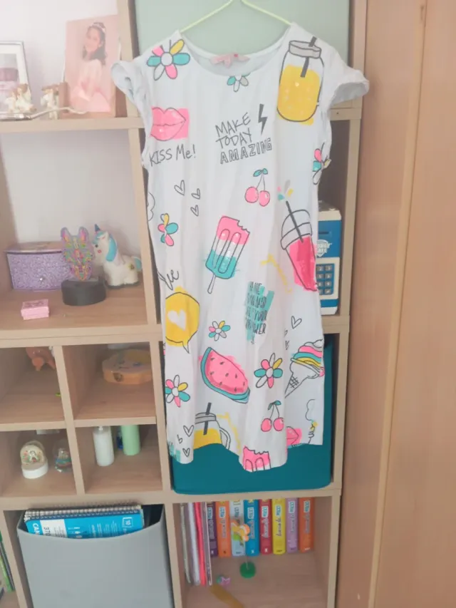 Vestido Verano Niña Estampado Divertido