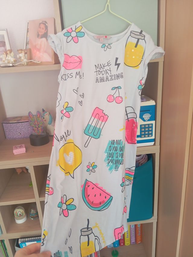 Vestido Verano Niña Estampado Divertido