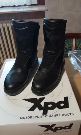 Stivali Moto Xpd X-Journey H2Out Nero