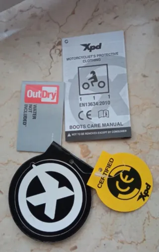 Stivali Moto Xpd X-Journey H2Out Nero