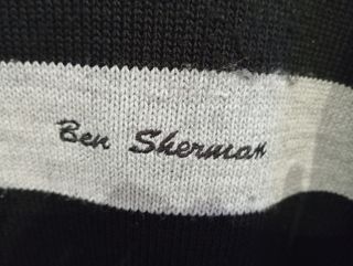Jersey Ben Sherman Negro y Gris