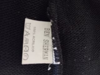 Jersey Ben Sherman Negro y Gris