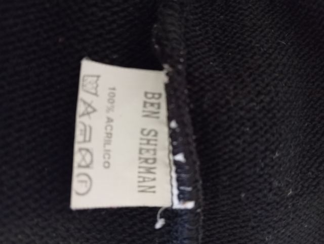 Jersey Ben Sherman Negro y Gris