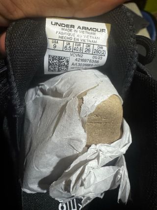 Zapatillas Under Armour Charged Decoy sin usar