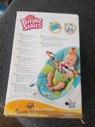 Hamaca Bebé Bright Starts Zoo Tails