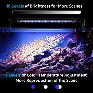 Nobleza LED - Luz para acuario, 10 W