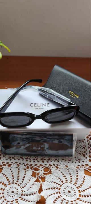 Gafas de Sol Celine Negras y Doradas