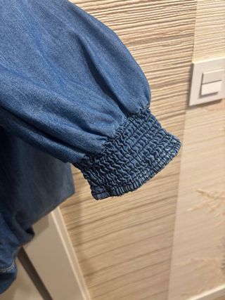 Pantalón bombacho vaquero azul