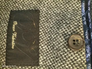 Giacca uomo lana vergine Cantarelli grigia