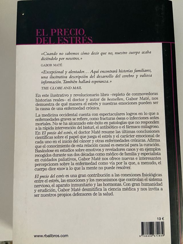 El precio del estres