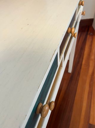 Mesita de Madera + Espejo