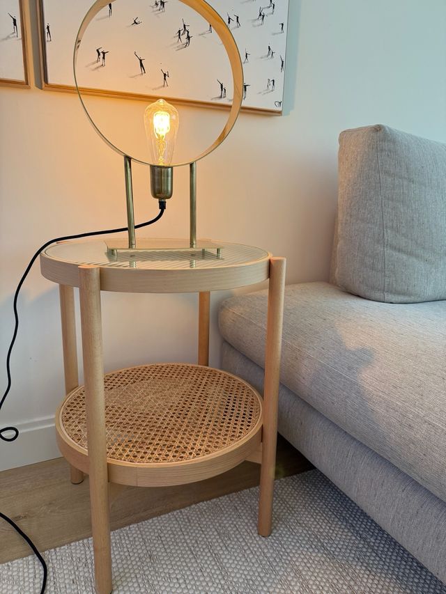 Lámpara sobremesa metal Zara Home.