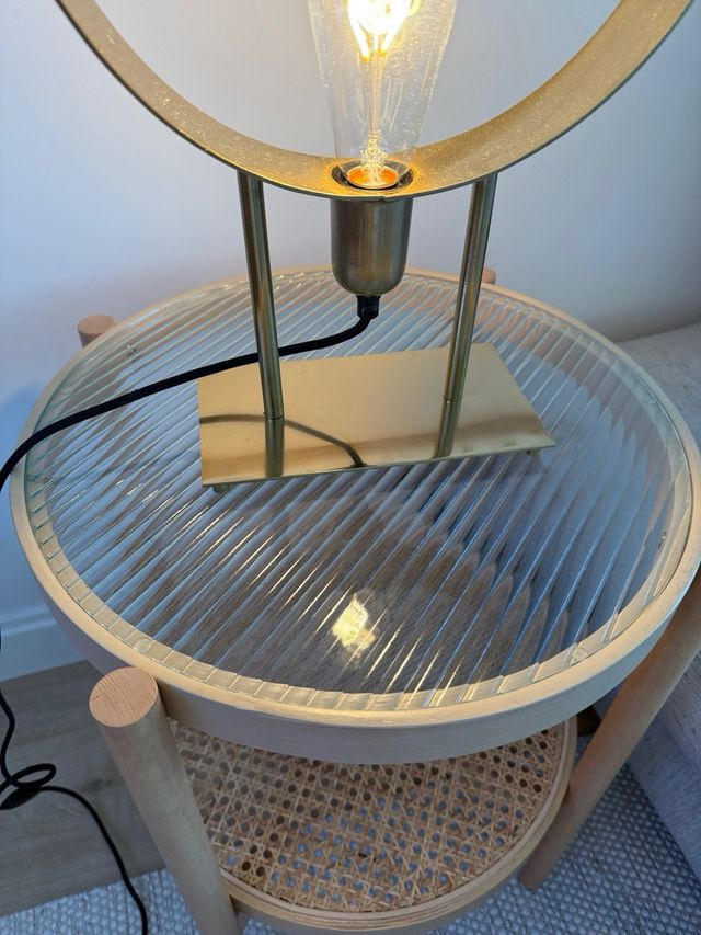 Lámpara sobremesa metal Zara Home.