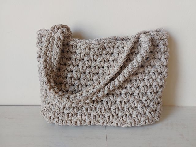 Bolso crochet baguette nuevo