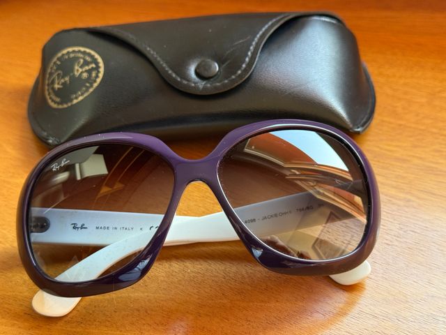 Gafas de sol Ray-Ban Jackie Ohh II Morado/Blanco