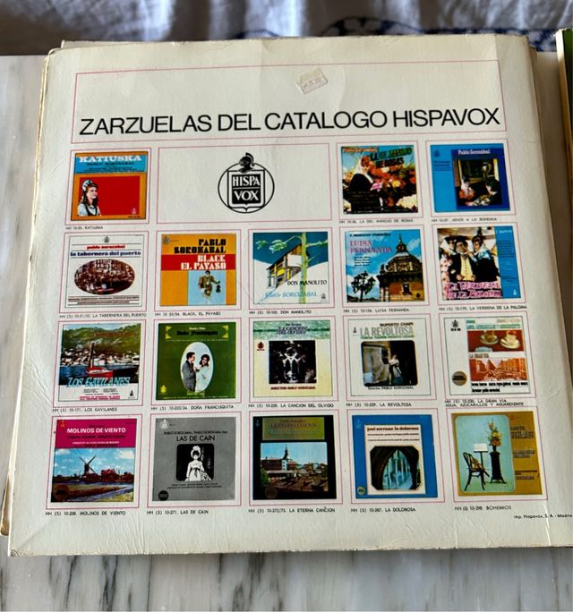 5 Vinilos Zarzuelas Pablo Sorozabal
