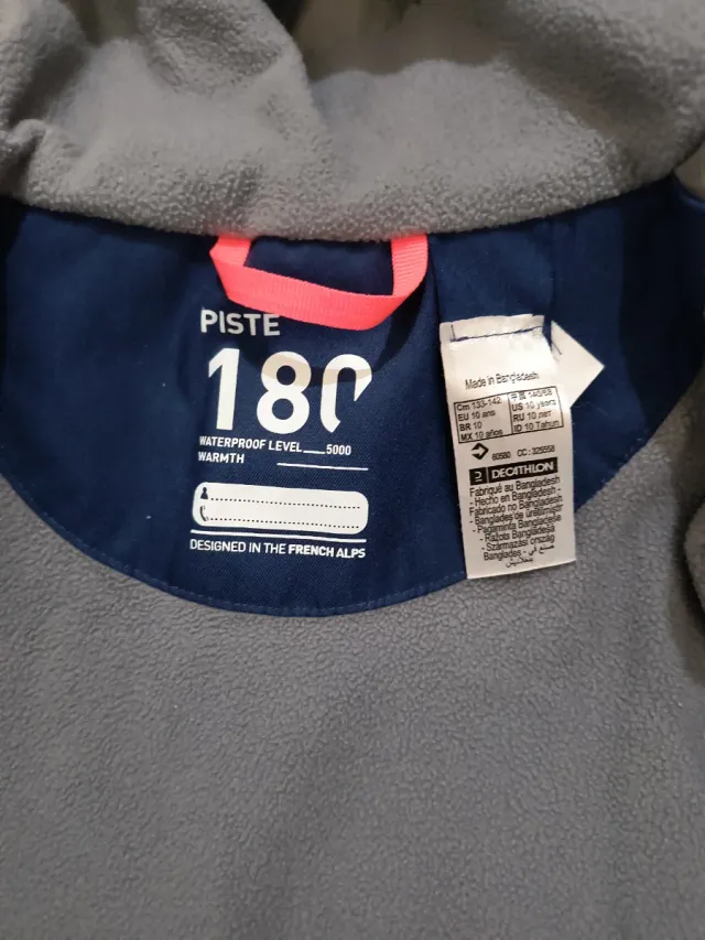 Chaqueta Invierno Nieve Niña Azul