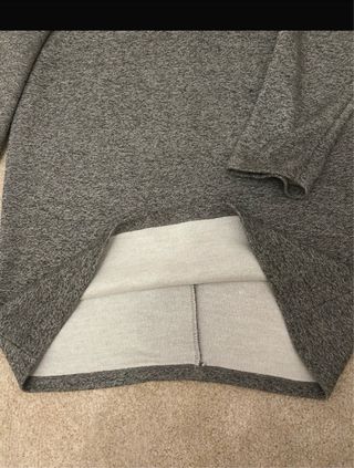 Vestido de punto gris