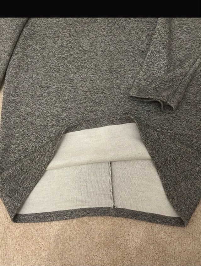 Vestido de punto gris