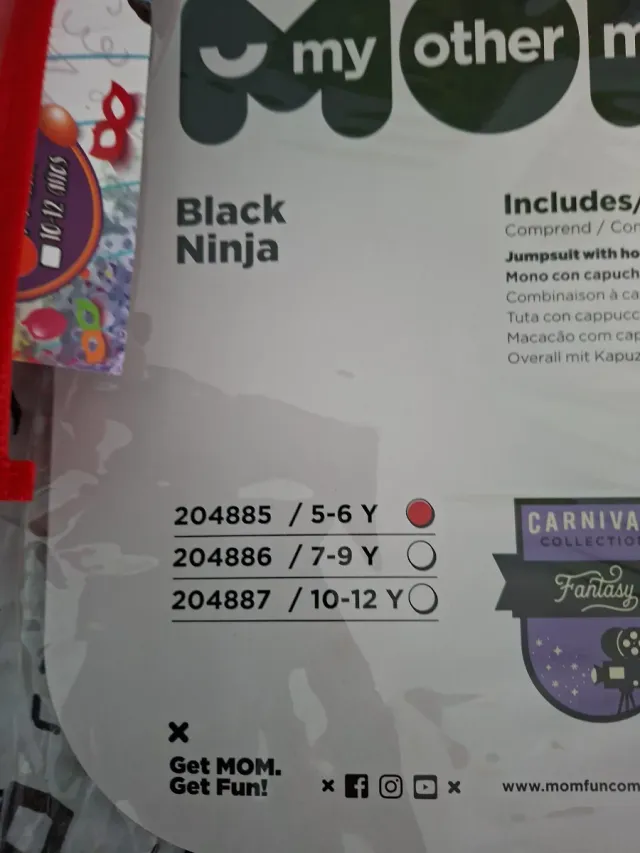 Disfraz niño ninja dragón dorado