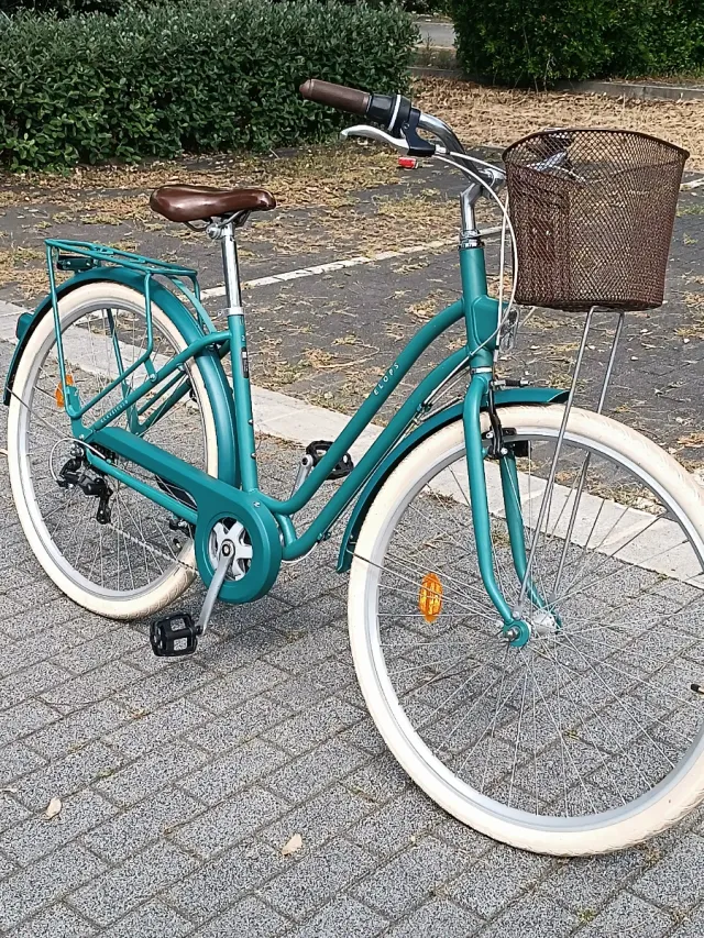 Bicicleta Paseo Elops 520 Verde