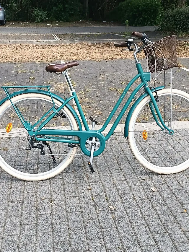 Bicicleta Paseo Elops 520 Verde