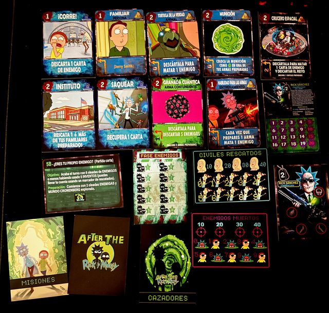 Juego de cartas After the Virus diseño R&M