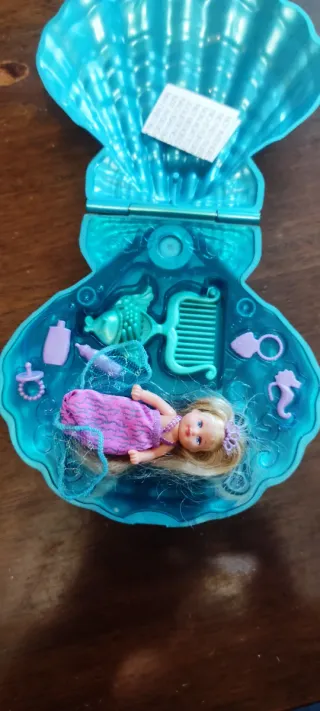 Barbie Sirena + conchiglia completa Vintage