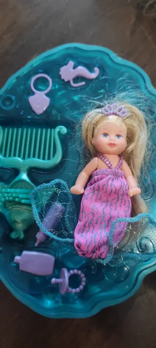 Barbie Sirena + conchiglia completa Vintage