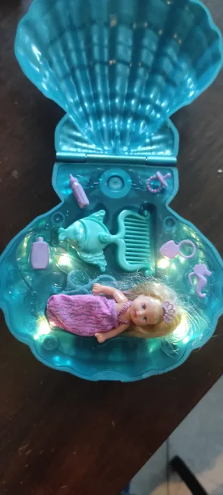 Barbie Sirena + conchiglia completa Vintage