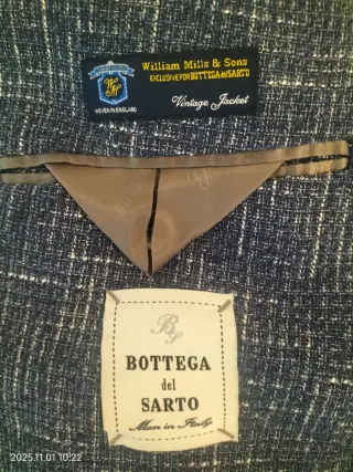 Giacca uomo estiva blu/grigia