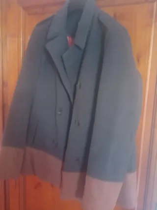Cappotto doppio petto invernale grigio