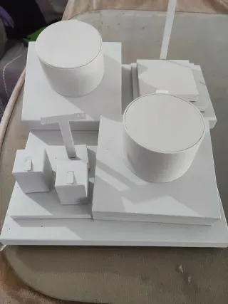 Expositor Joyas Gris Claro