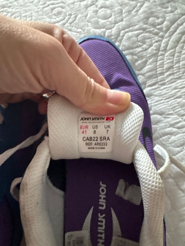 Zapatillas John Smith Talla 41 Azul/Morado