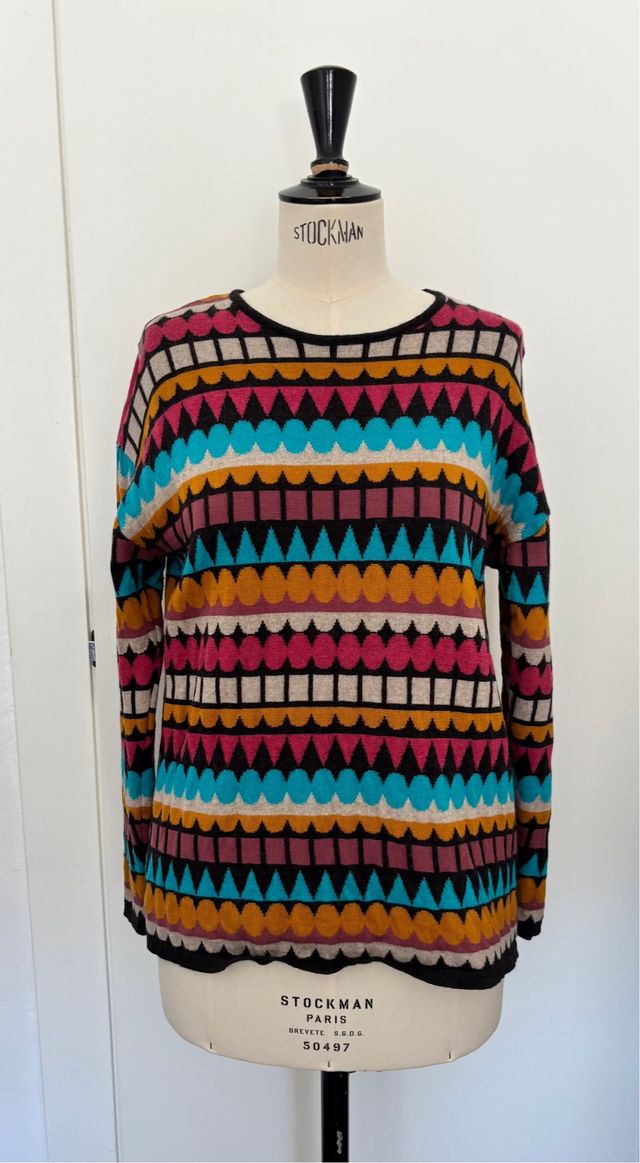 Jersey lana fina multicolor La casita de Wendy