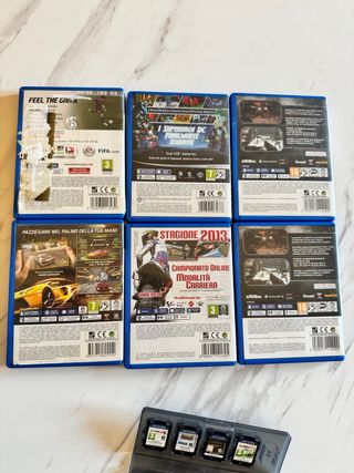Lotto 8 Giochi PS Vita + Custodia
