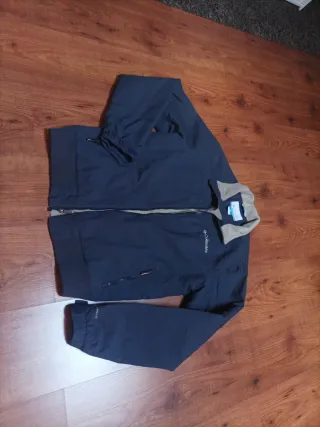 Cazadora Columbia Talla M Azul y Beige