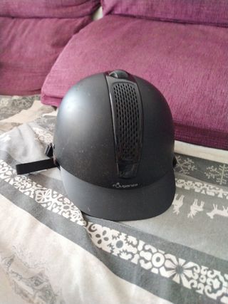 Casco de hípica negro