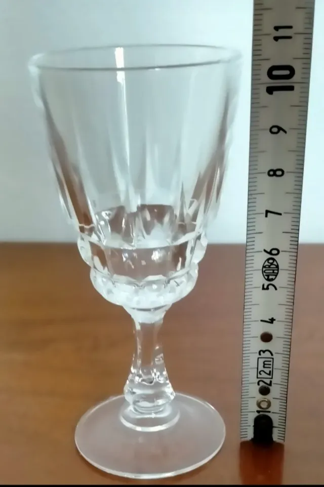 Set 6 Bicchierini Cristallo Vintage