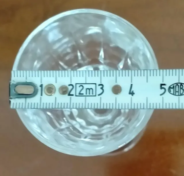 Set 6 Bicchierini Cristallo Vintage