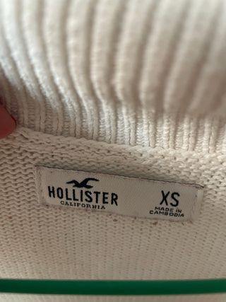 Jersey Hollister rayas azul y blanco Talla XS