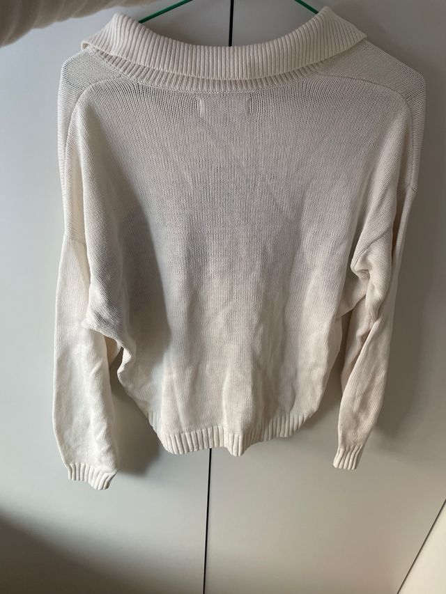 Jersey Hollister rayas azul y blanco Talla XS