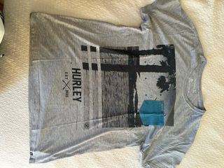 Camiseta Hurley Talla L Palmeras y Bolsillo