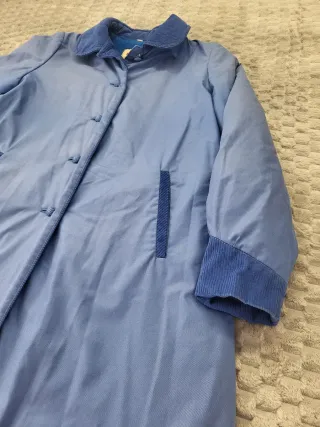 Abrigo Vintage Marquina Azul Talla S